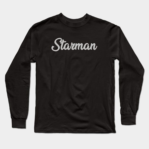 Starman, silver Long Sleeve T-Shirt by Perezzzoso